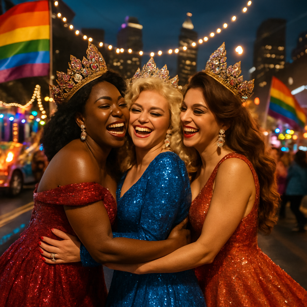 Cavalcade Of Queens Night Gala paint by color