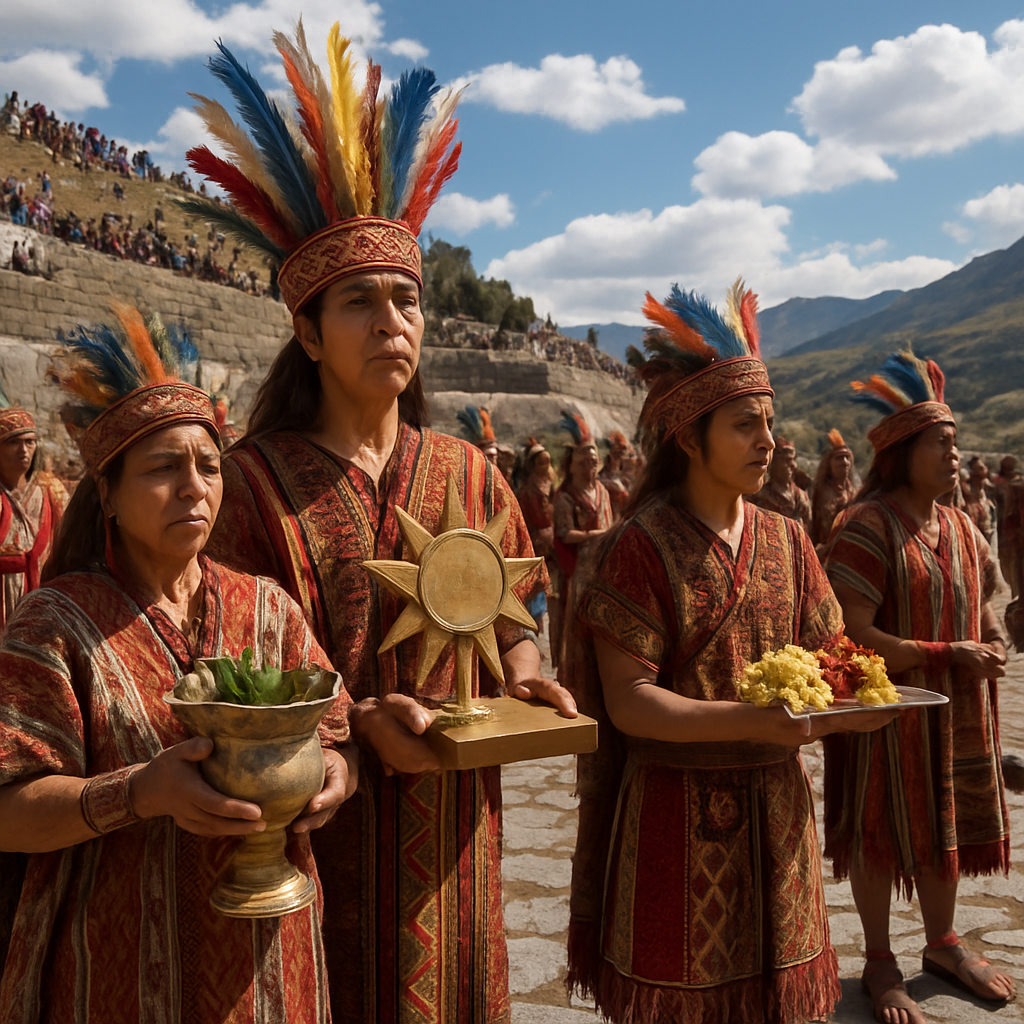 Inti Raymi Sun Festival Cusco paint by numbers