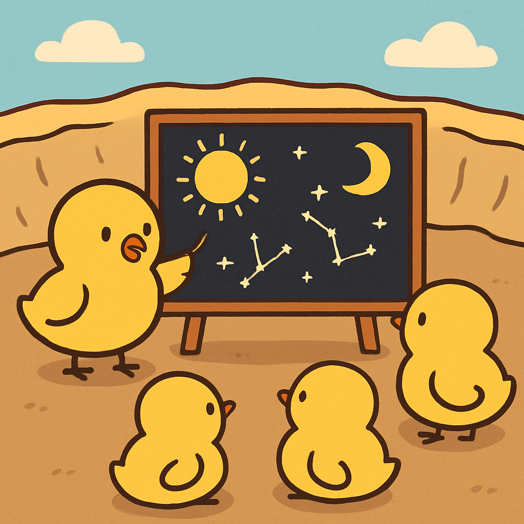 Crater Classroom Chicks painting number kit