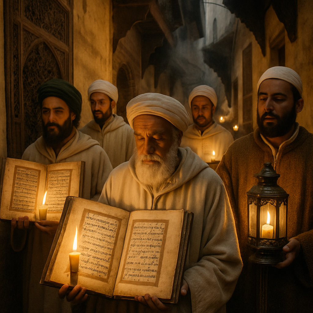 Mawlid Procession Medieval City Paint by numbers art