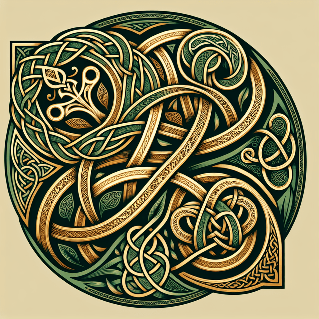 Celtic Knotwork Patterns Paint By Color