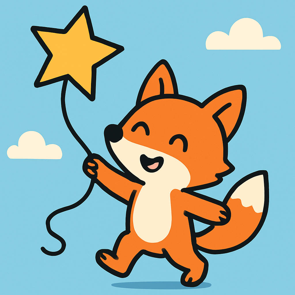 Starry Kite Adventure paint by color