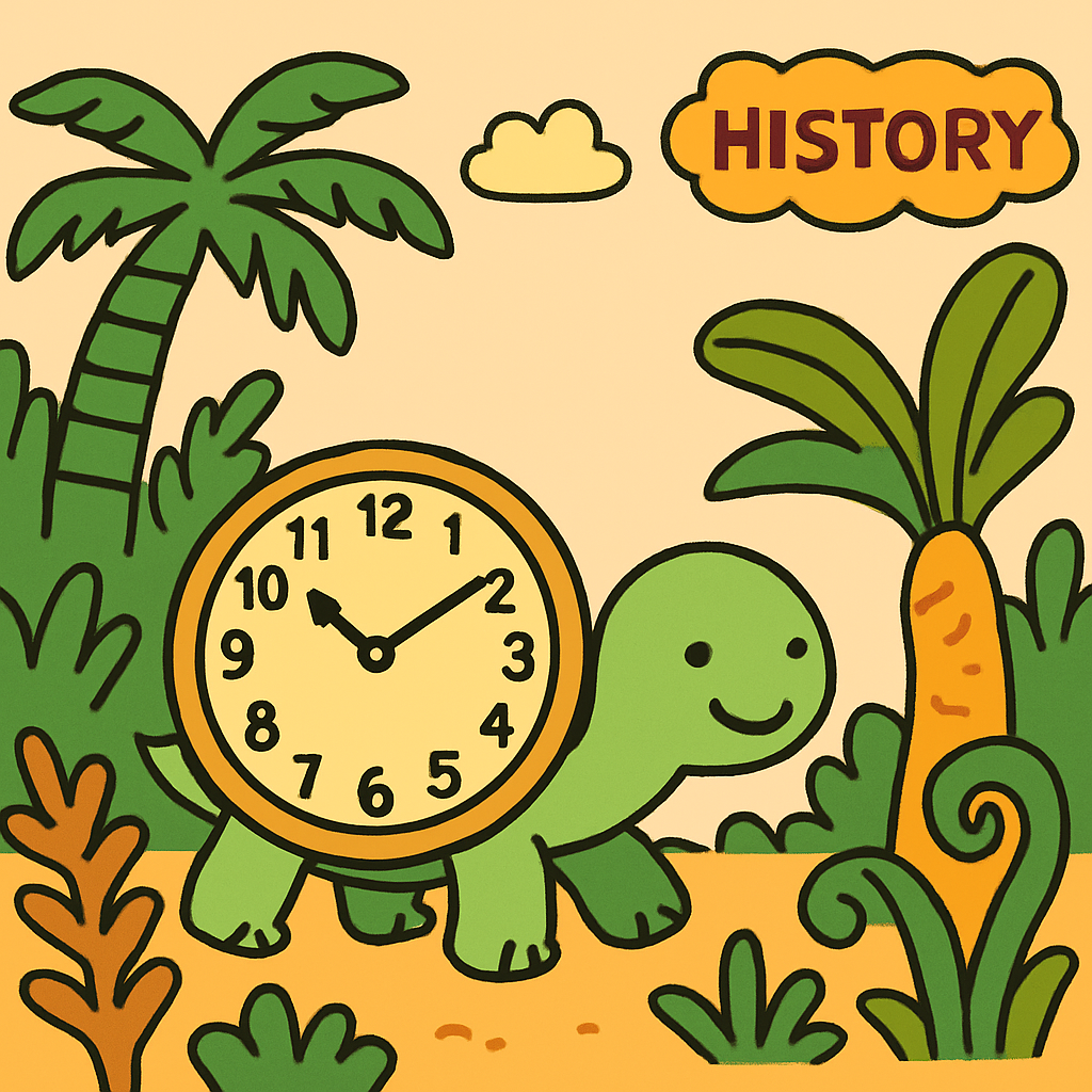 Time-Travel Turtle paint by color