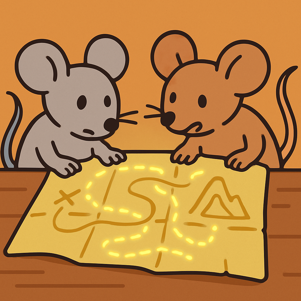 Magical Map Mice paint by number