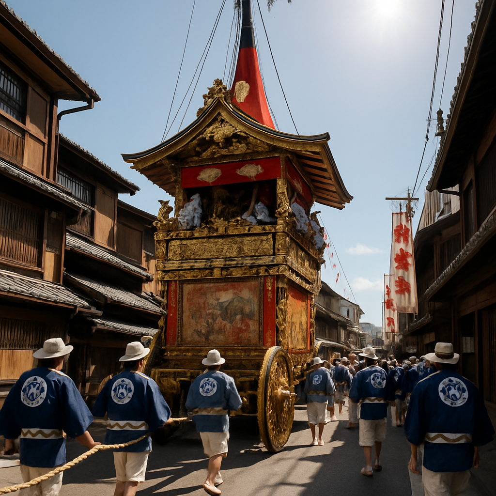 Gion Matsuri Kyoto Float Procession painting number kit