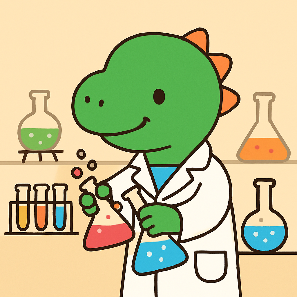 Dino Science Lab Paint by numbers art