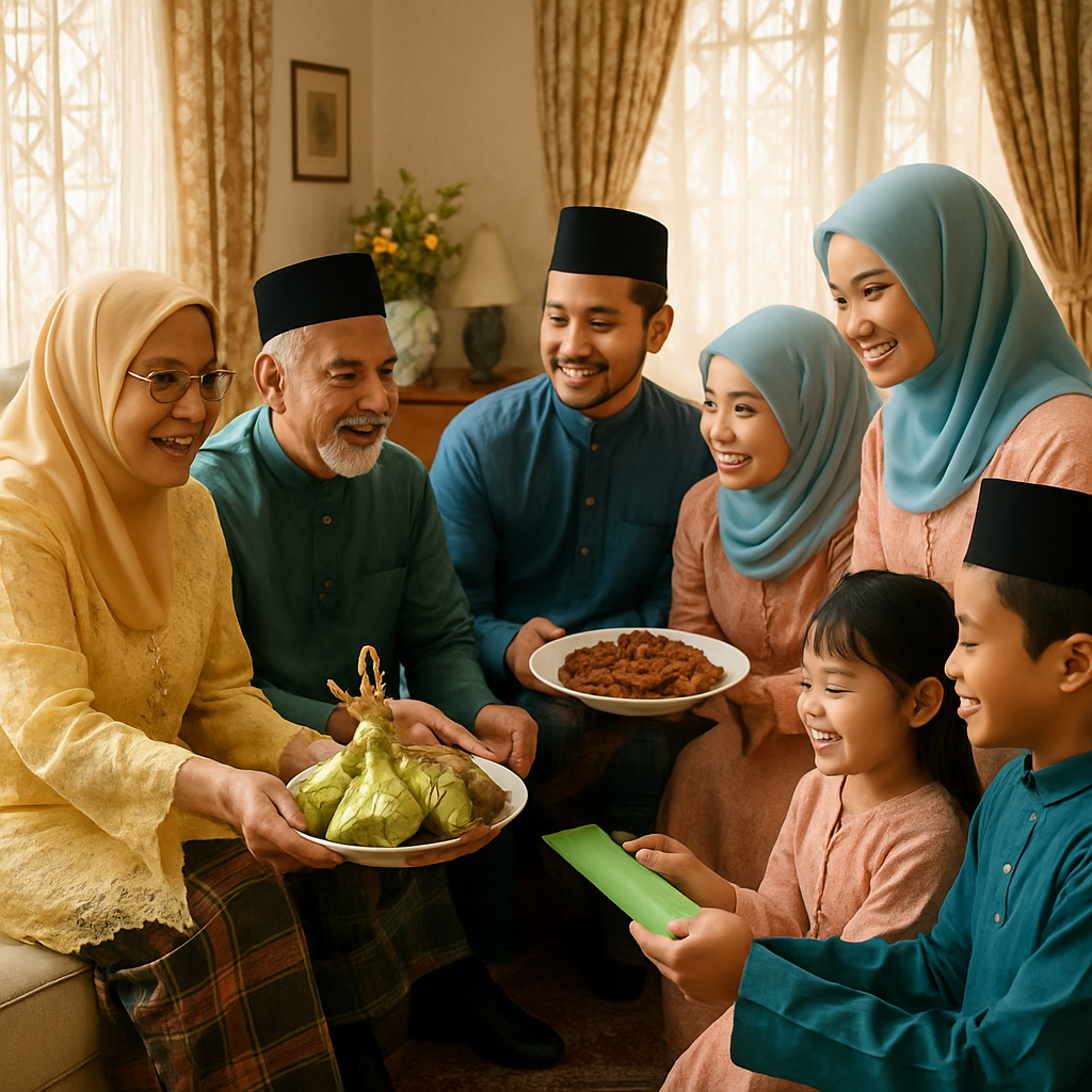 Hari Raya Open House Feast Numbered painting kits