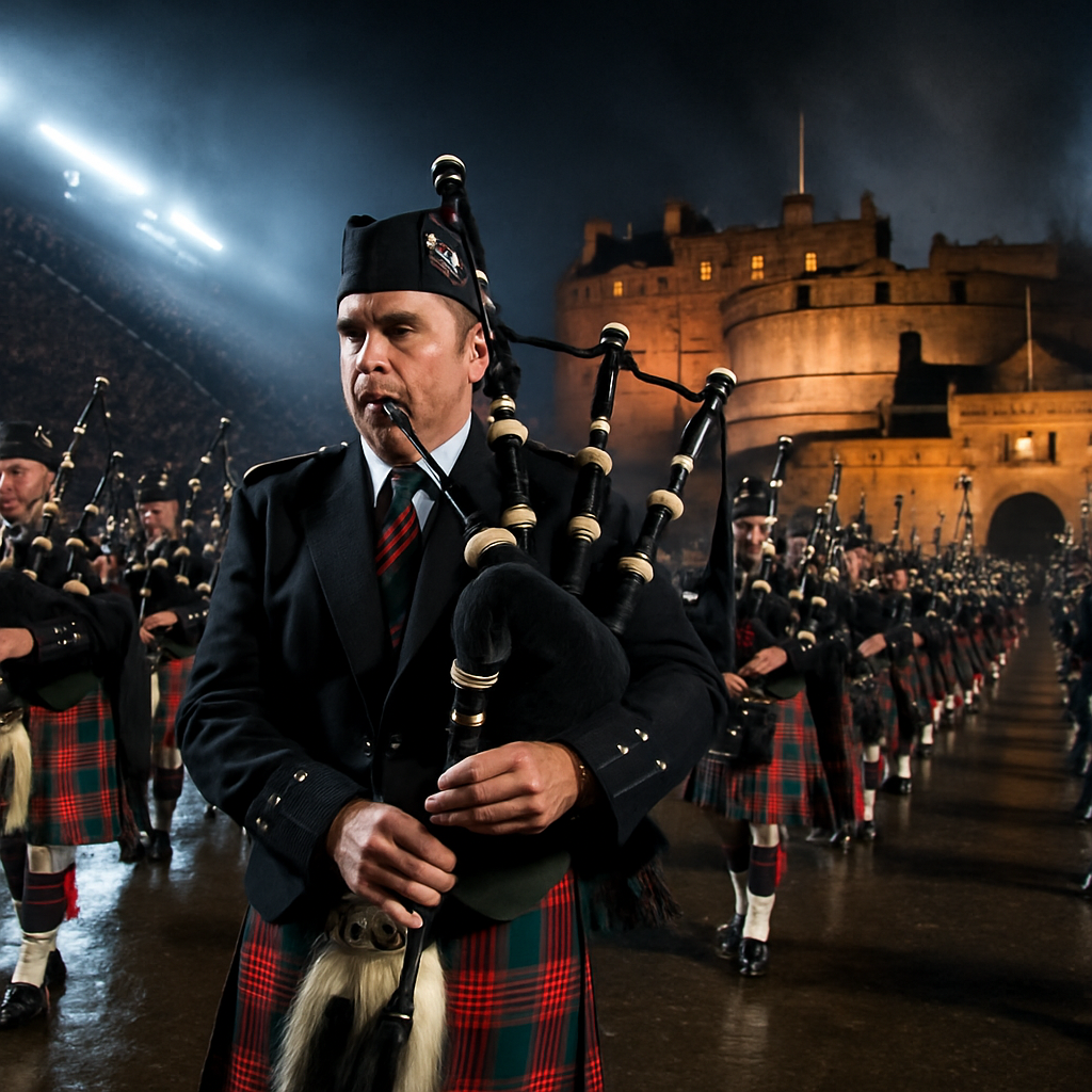 Royal Edinburgh Military Tattoo Night Numbered painting kits