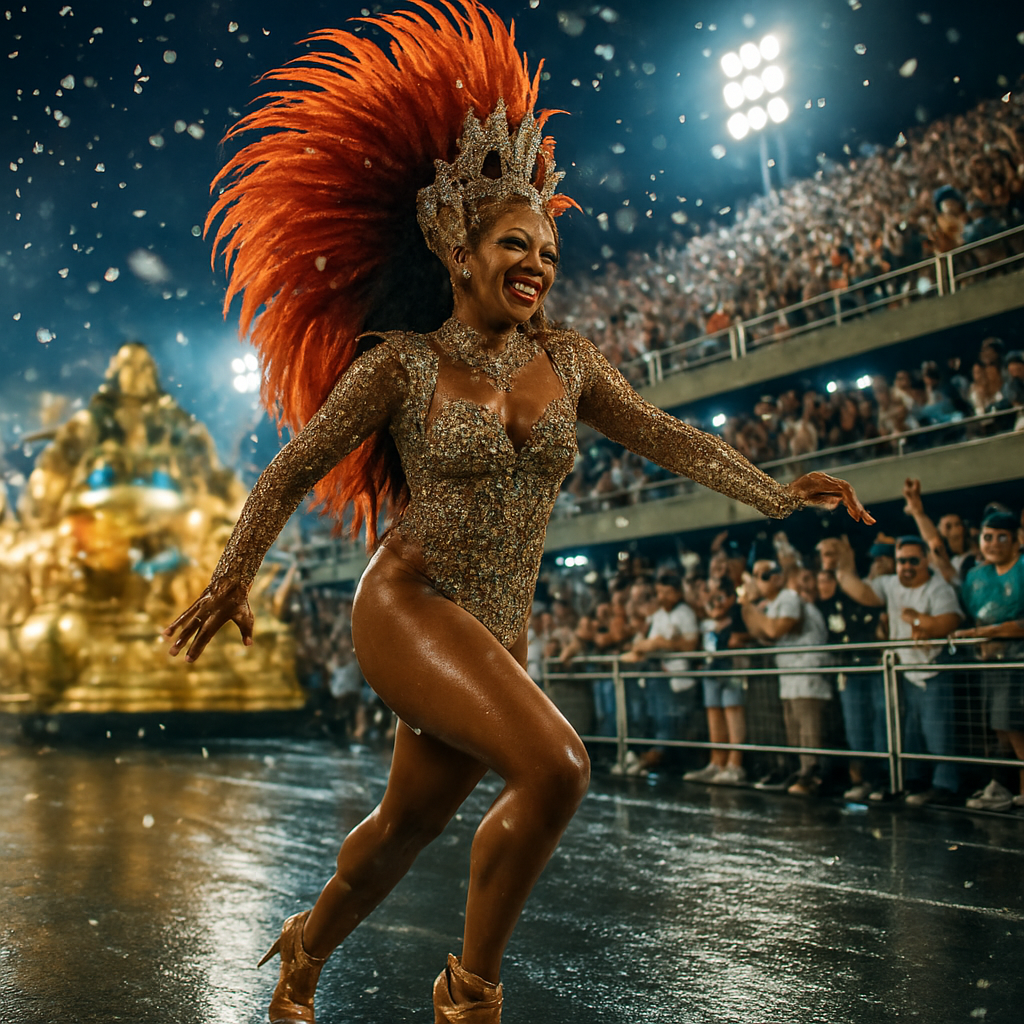 Rio Carnival Street Performer Painting by numbers kit