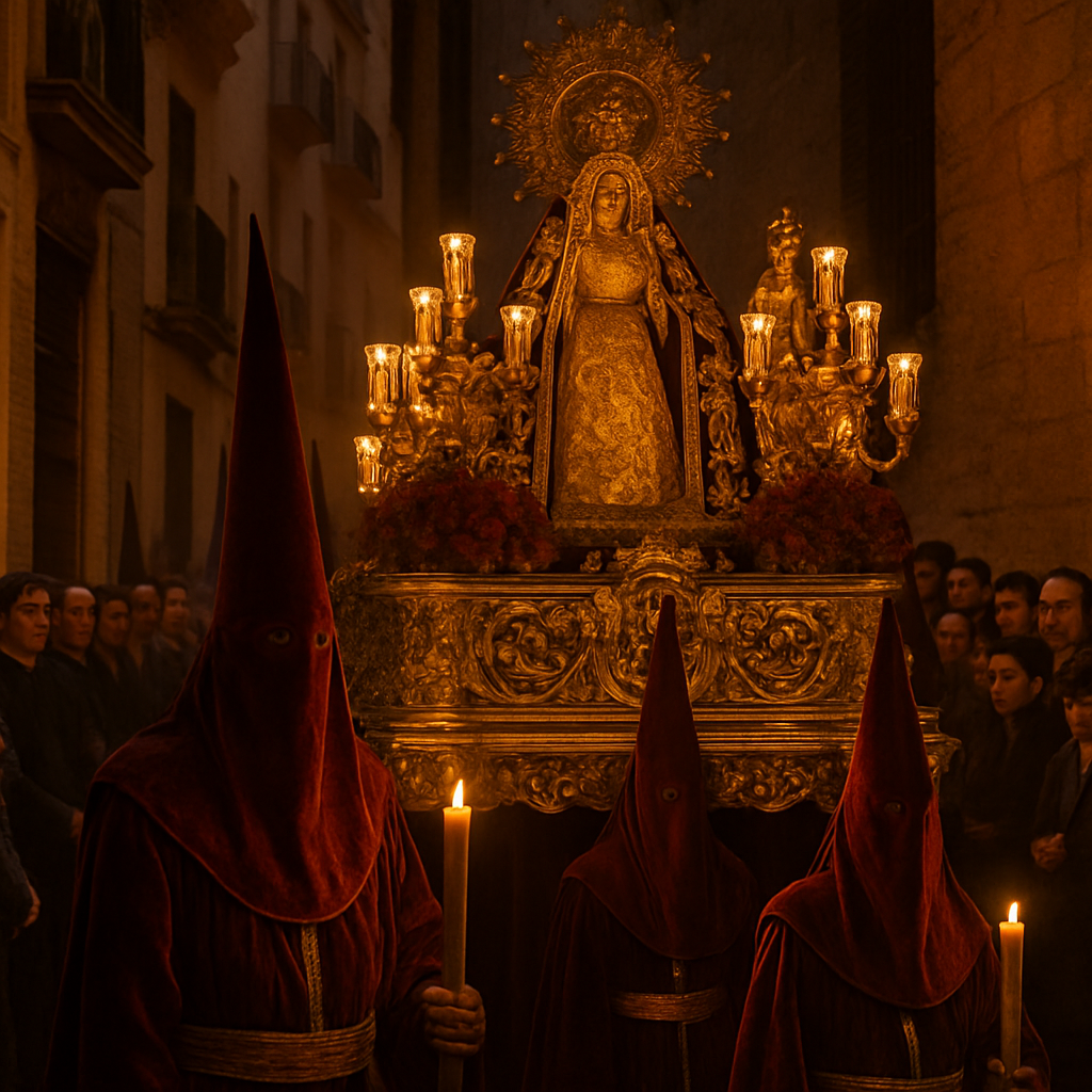 Easter Procession In Seville Painting by numbers kit