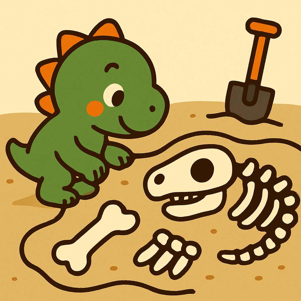 Fossil Foss Explorer paint by color