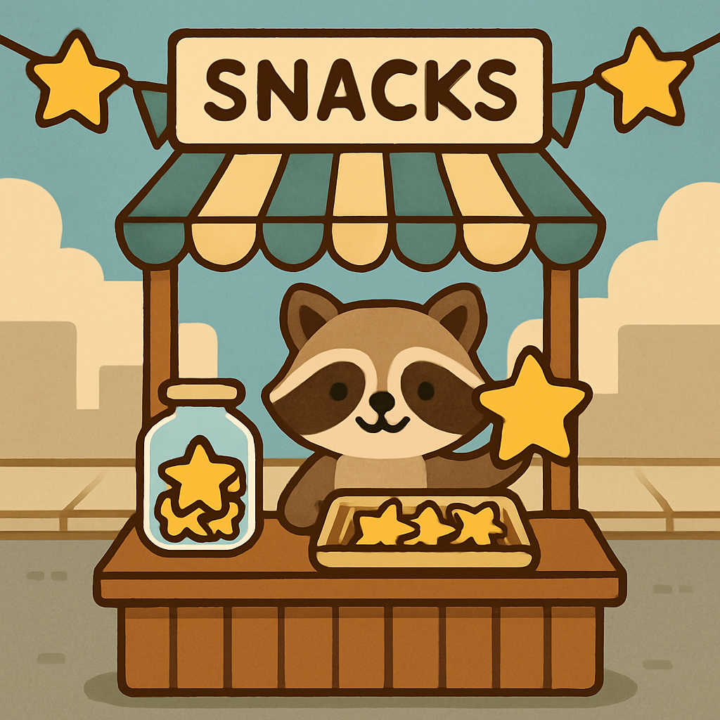 Stellar Snack Shop paint by color