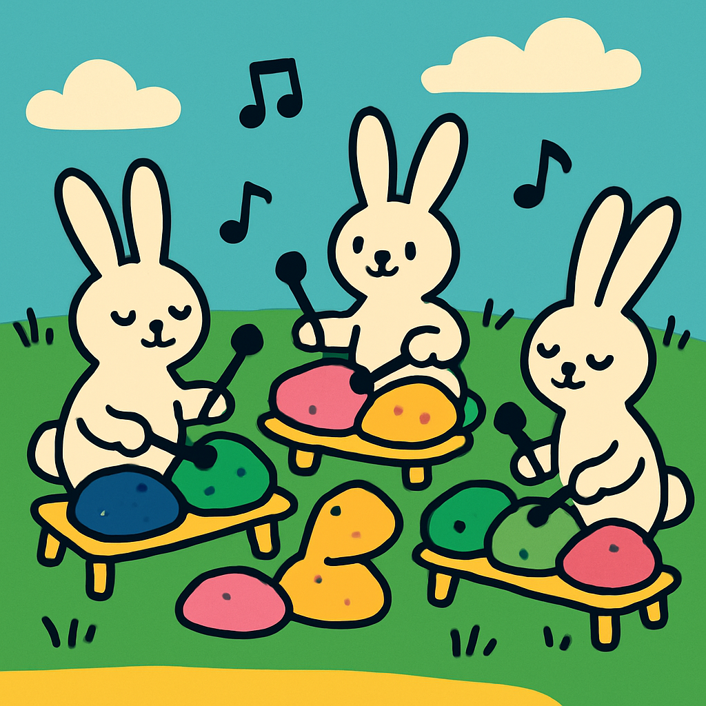 Meteor Meadow Music Numbered painting kits