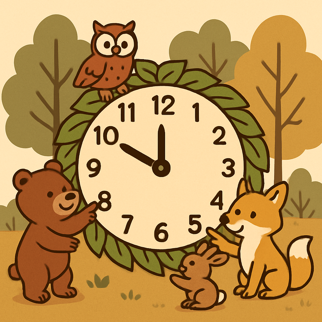 Clockwork Forest Time paint by color