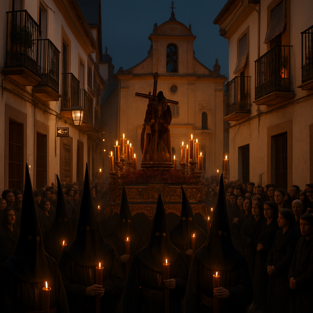 Easter Procession Andalusia painting number kit