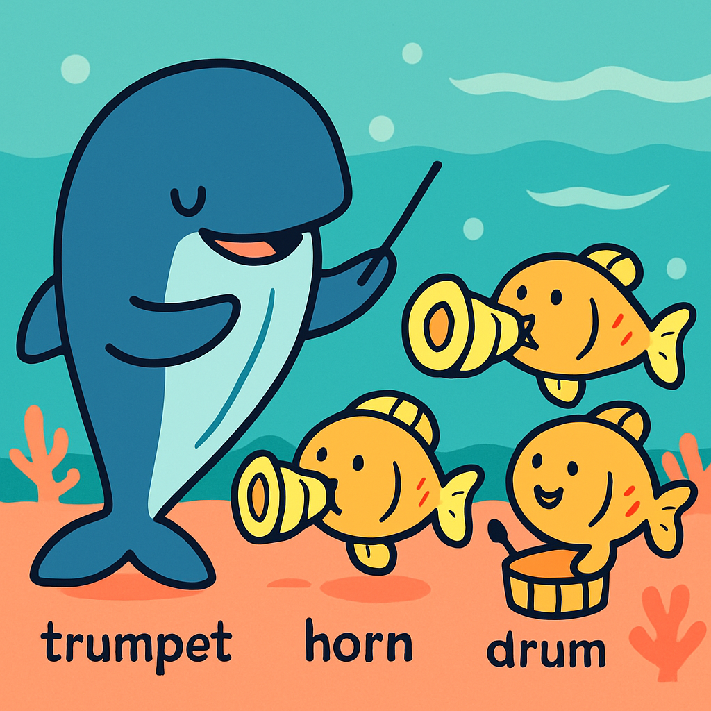 Ocean Orchestra Lesson Paint by numbers art