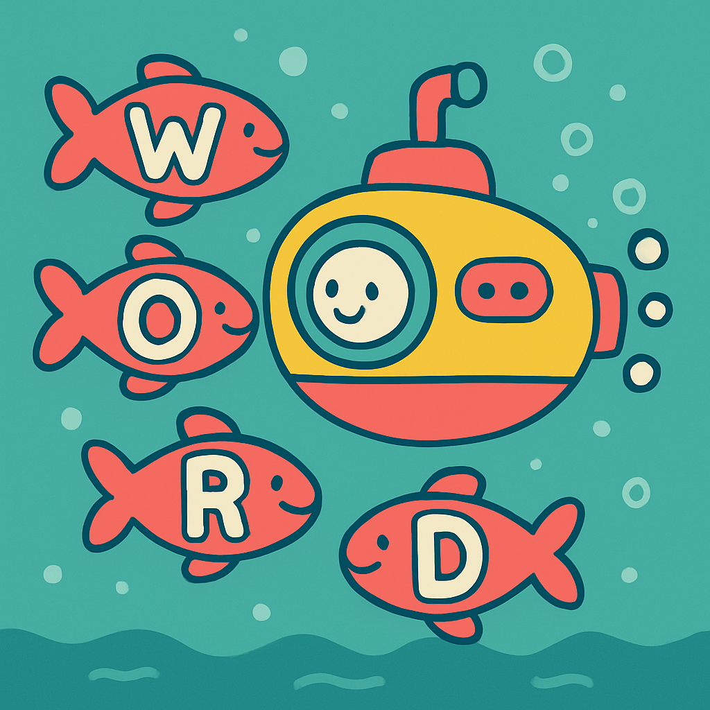 Submarine Language Voyage Number painting