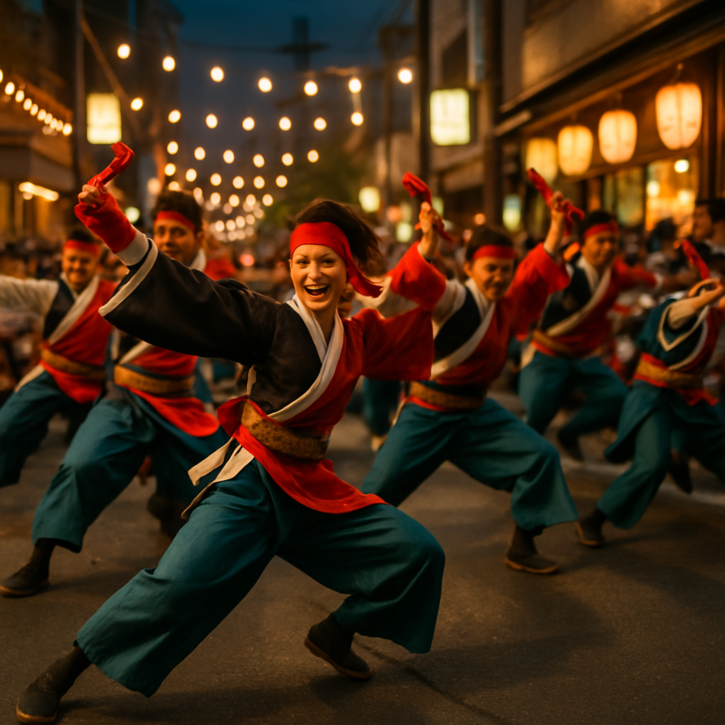 Sapporo Yosakoi Dance Night Number painting