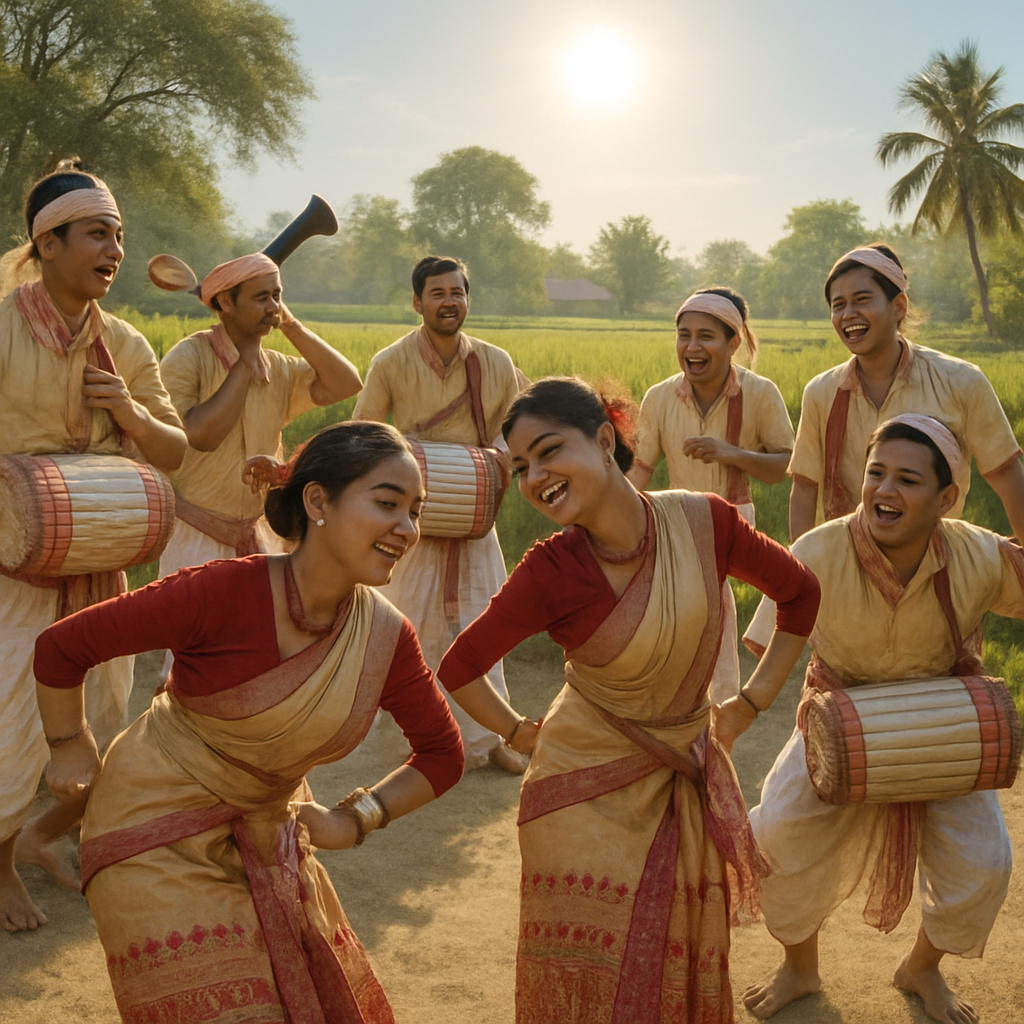 Bihu Rongali Celebration Guwahati Paint by numbers kits