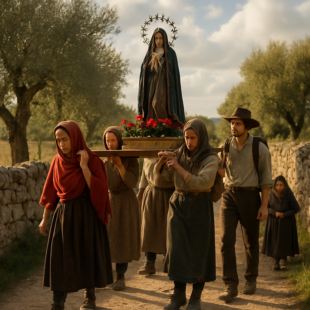 La Sainza Pilgrimage Spain Number painting