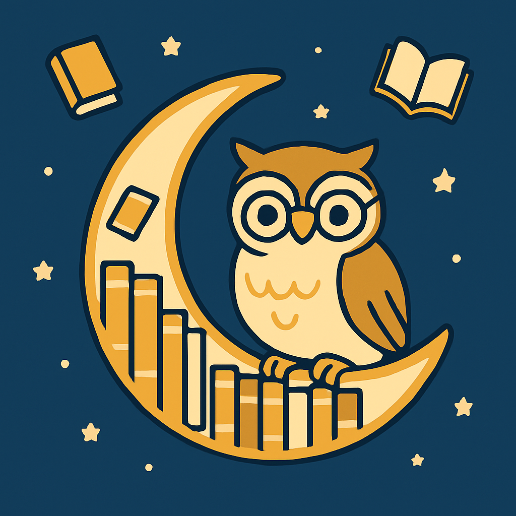 Moonlight Owl Library Paint by numbers kits