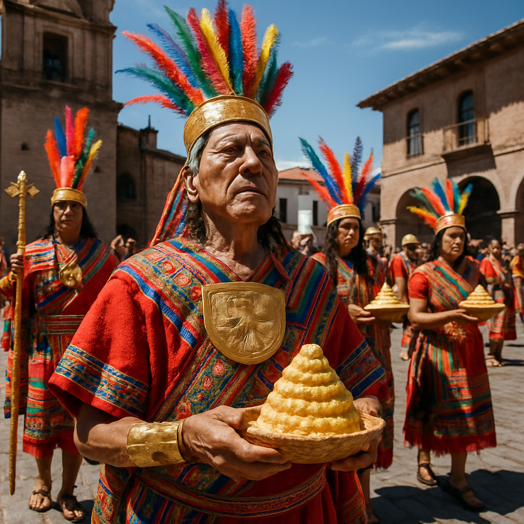 Inti Raymi Cusco Procession paint by numbers