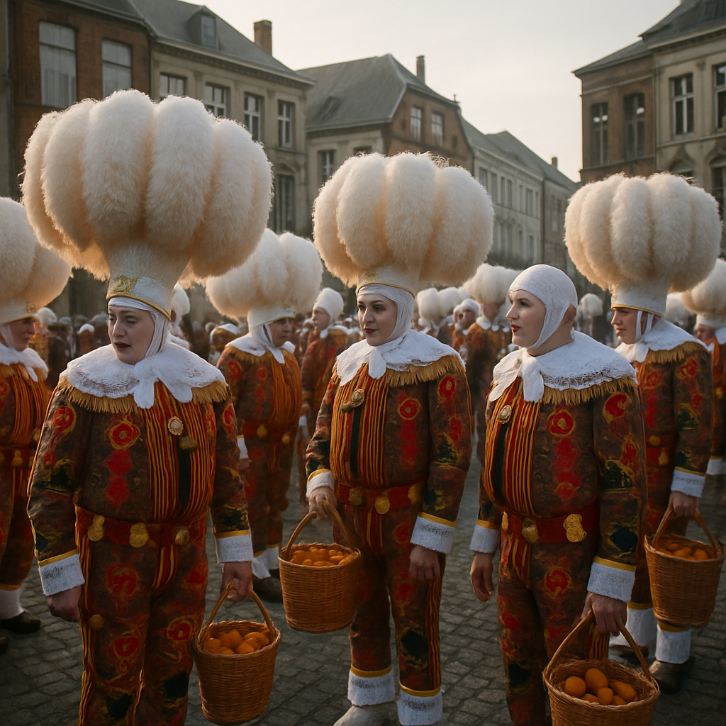 Carnival Of Binche Gilles Morning Paint by numbers art