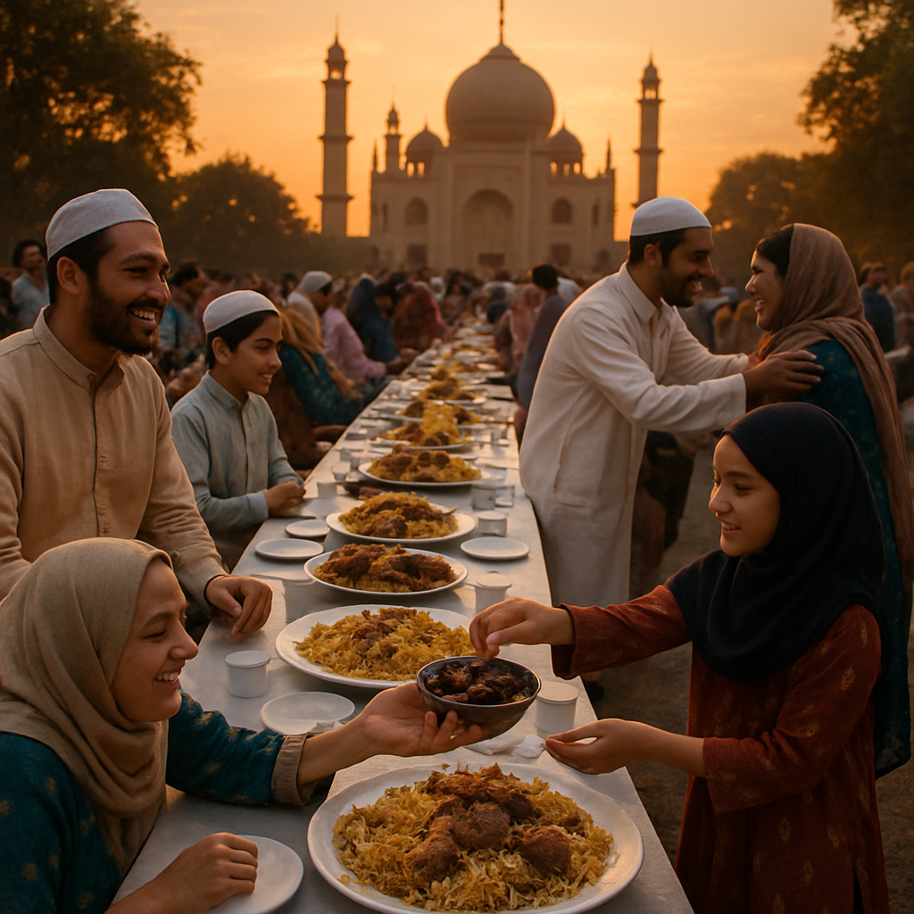 Eid Al Fitr Community Feast paint by number