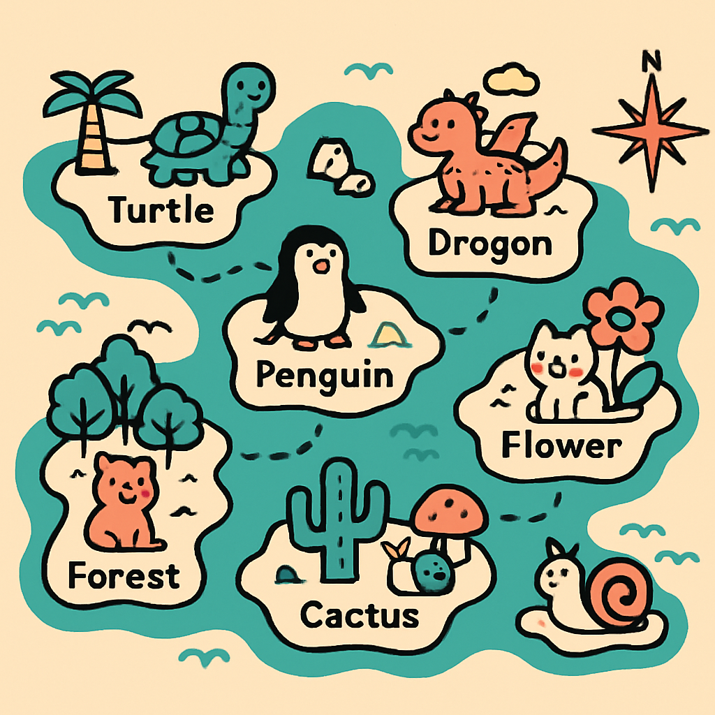 Map Of Tiny Worlds paint by number