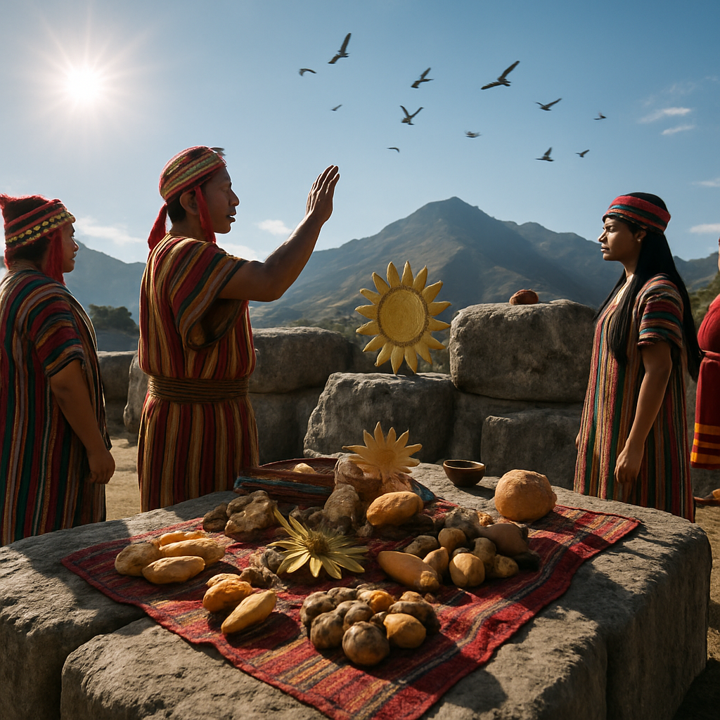 Inti Raymi Saqsaywaman Offerings paint by numbers
