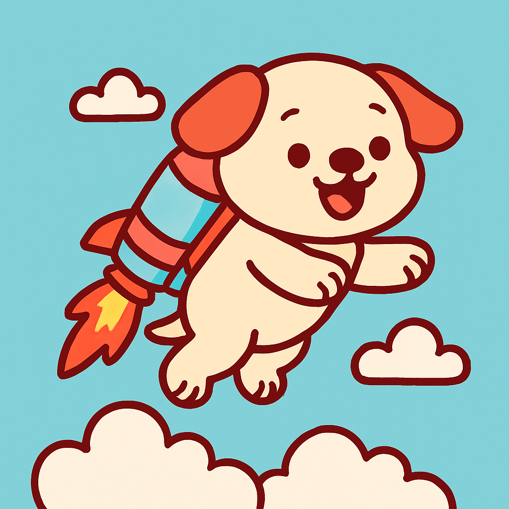 Rocket Puppy Patrol paint by number