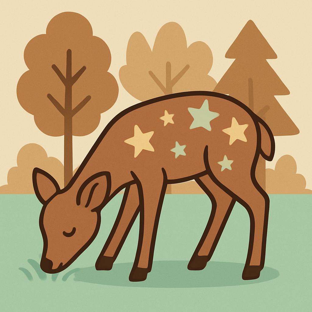 Forest Star Deer Paint by numbers kits