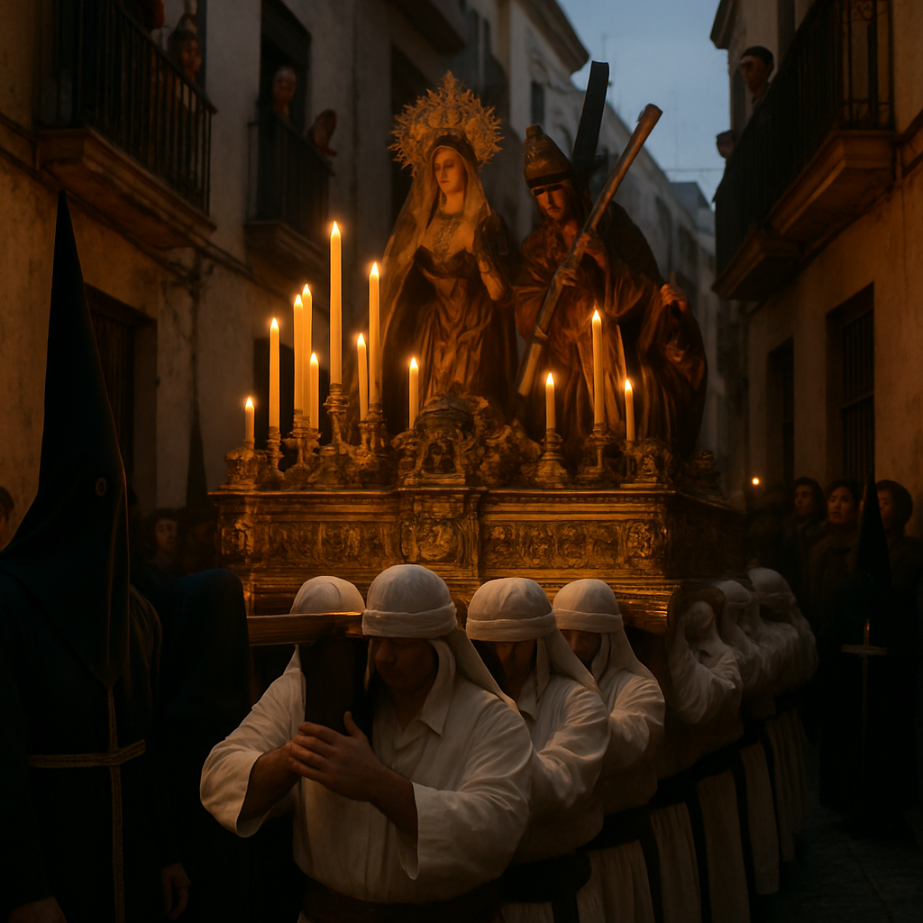 Easter Procession Seville paint by numbers