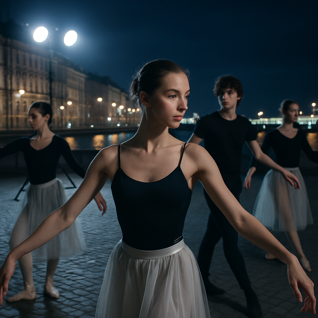 White Nights Festival Ballet St Petersburg painting number kit