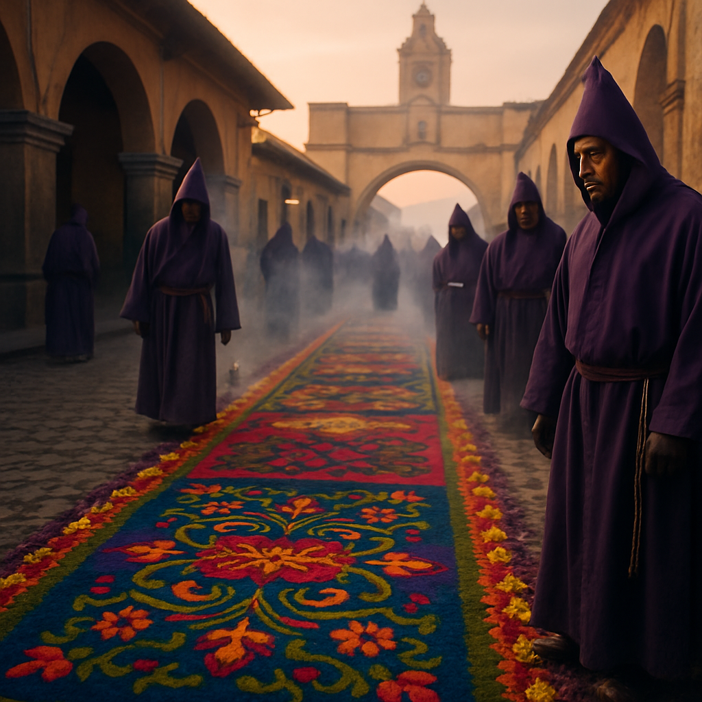 Semana Santa Antigua Guatemala Paint by numbers kits