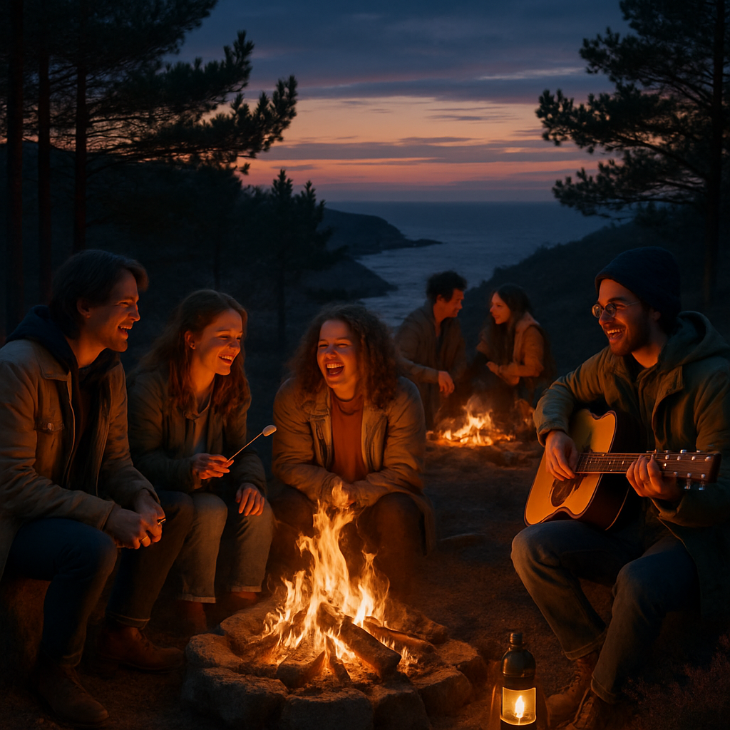 Walpurgis Night Bonfires Sweden Numbered painting kits