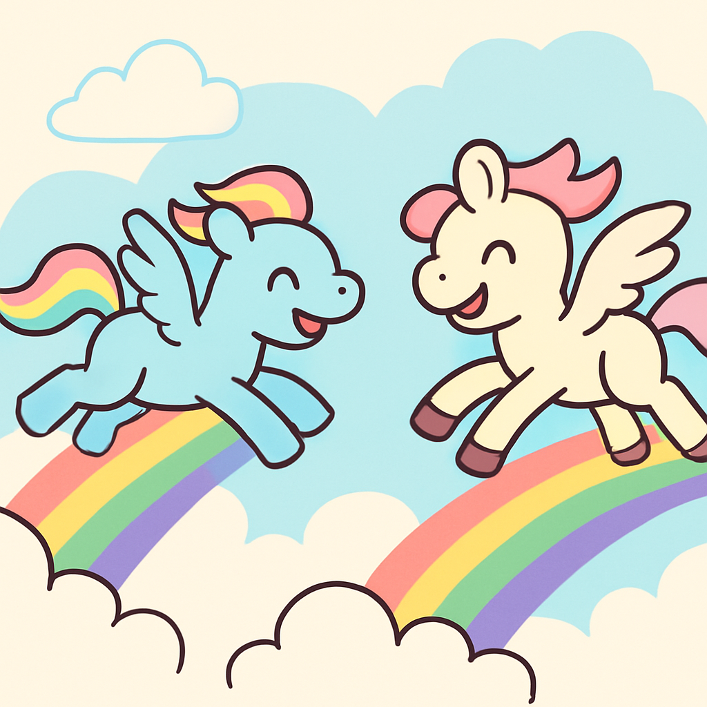 Pegasus Cloud Race painting number kit