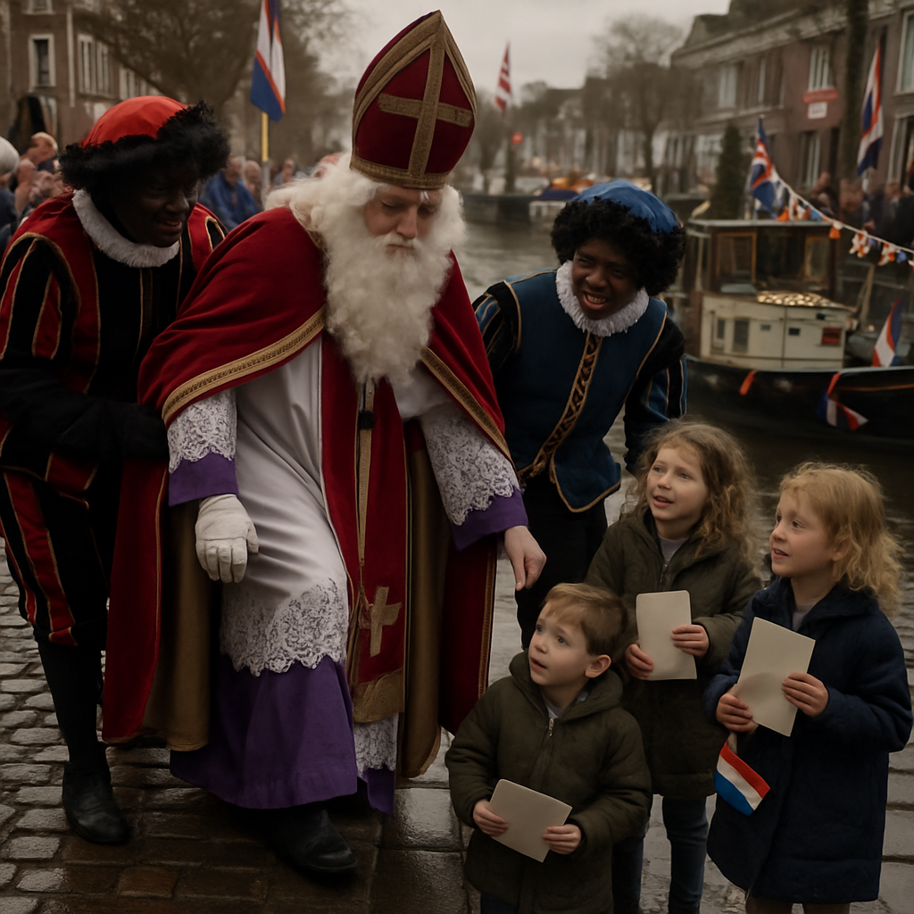 Sinterklaas Arrival Amsterdam Paint by numbers art