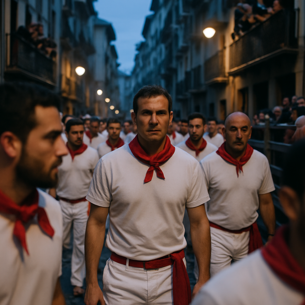 Feast Of San Fermin Running Of The Bulls Paint by numbers art
