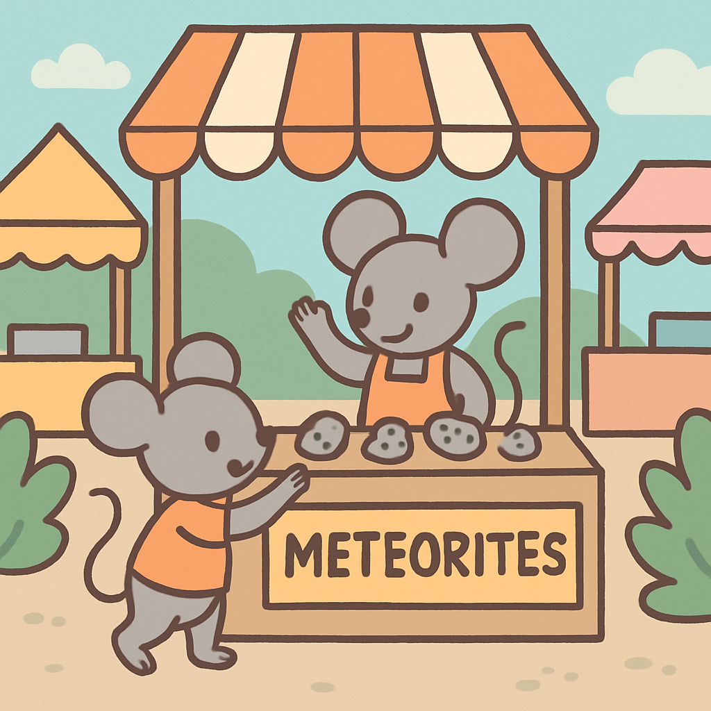 Meteorite Market Mice Paint by numbers art