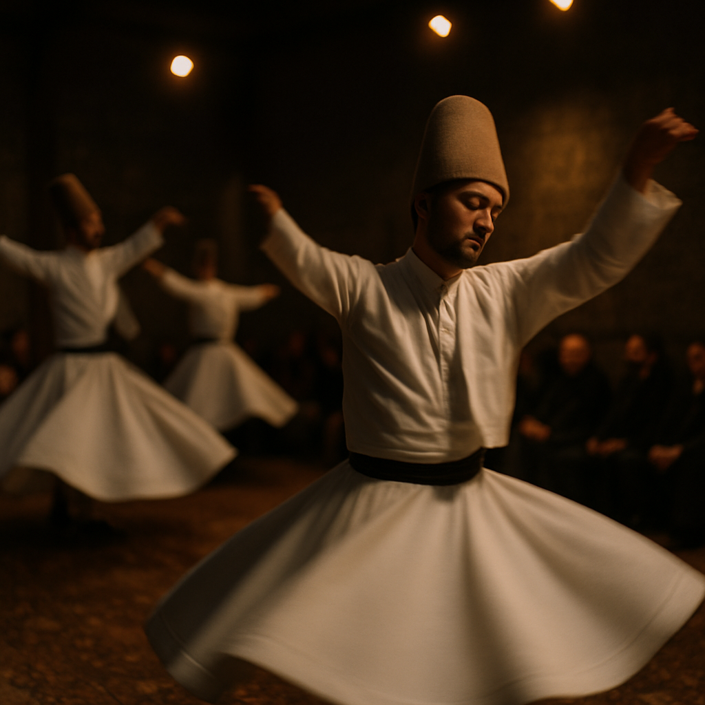 Whirling Dervishes Konya Night painting number kit