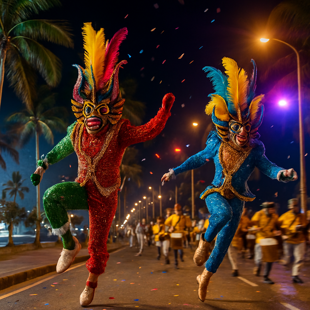 Carnival Of Barranquilla Night Spectacle Number painting