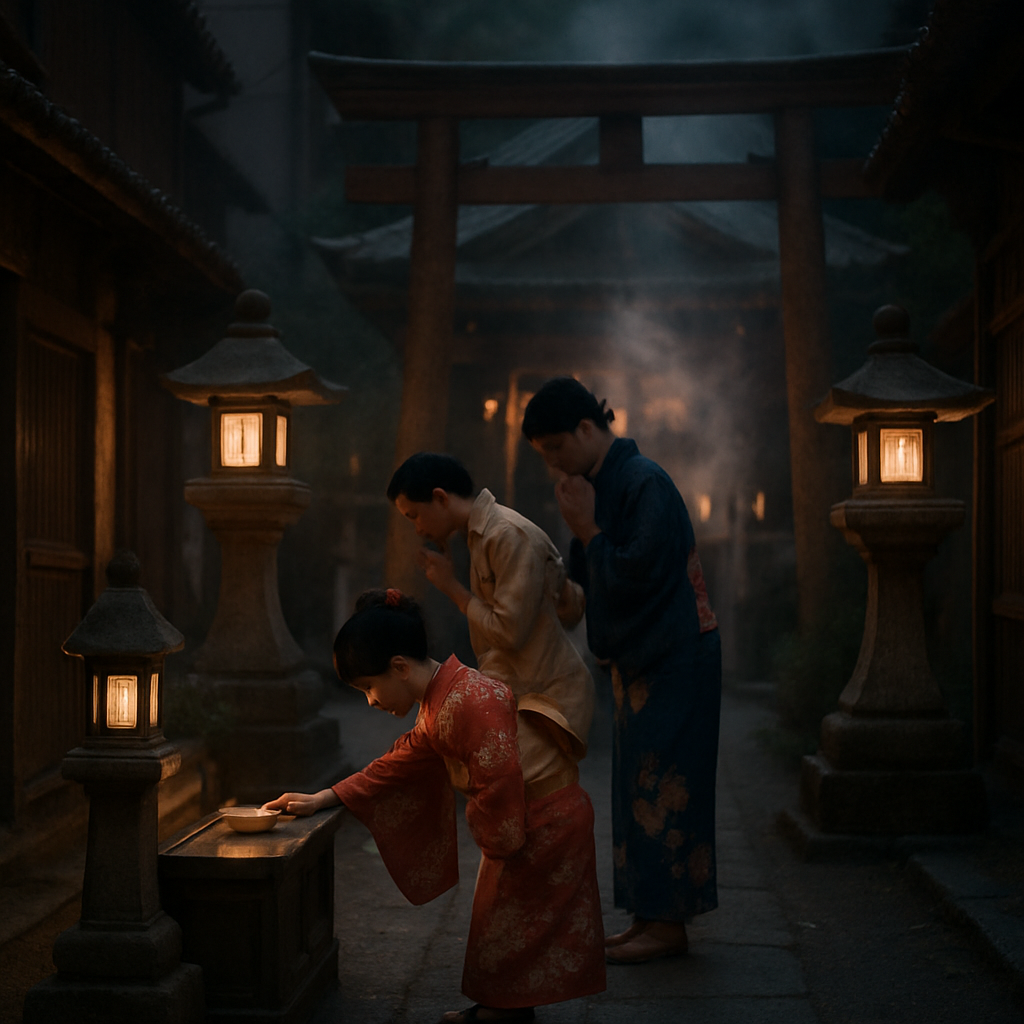Gion Night Yasaka Shrine Visit Numbered painting kits