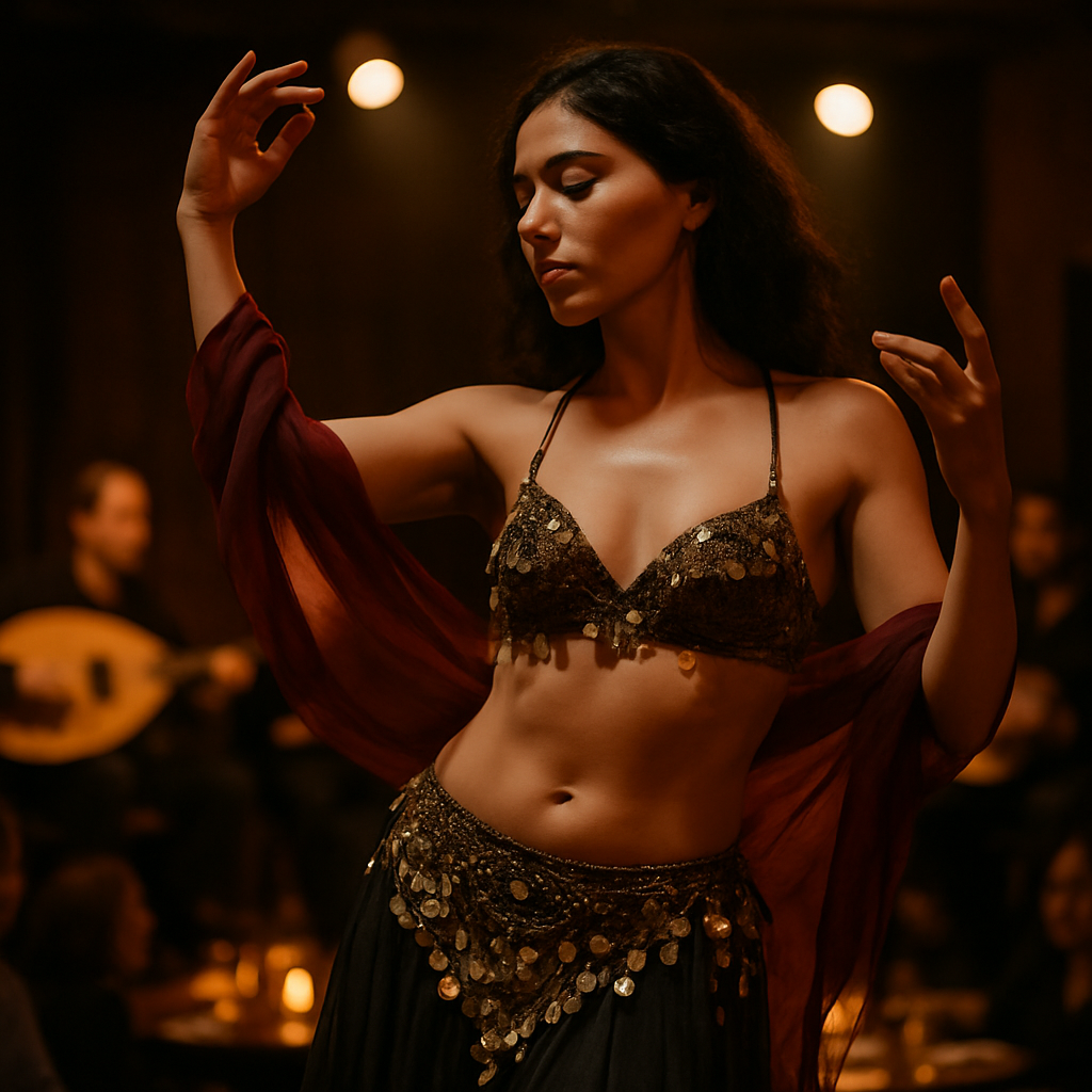 Raqs Sharqi Middle Eastern Dance Night DIY paint by numbers