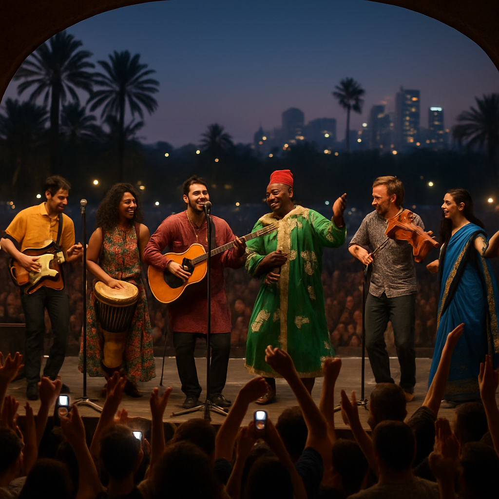 Mawazine World Music Festival Rabat Numbered painting kits