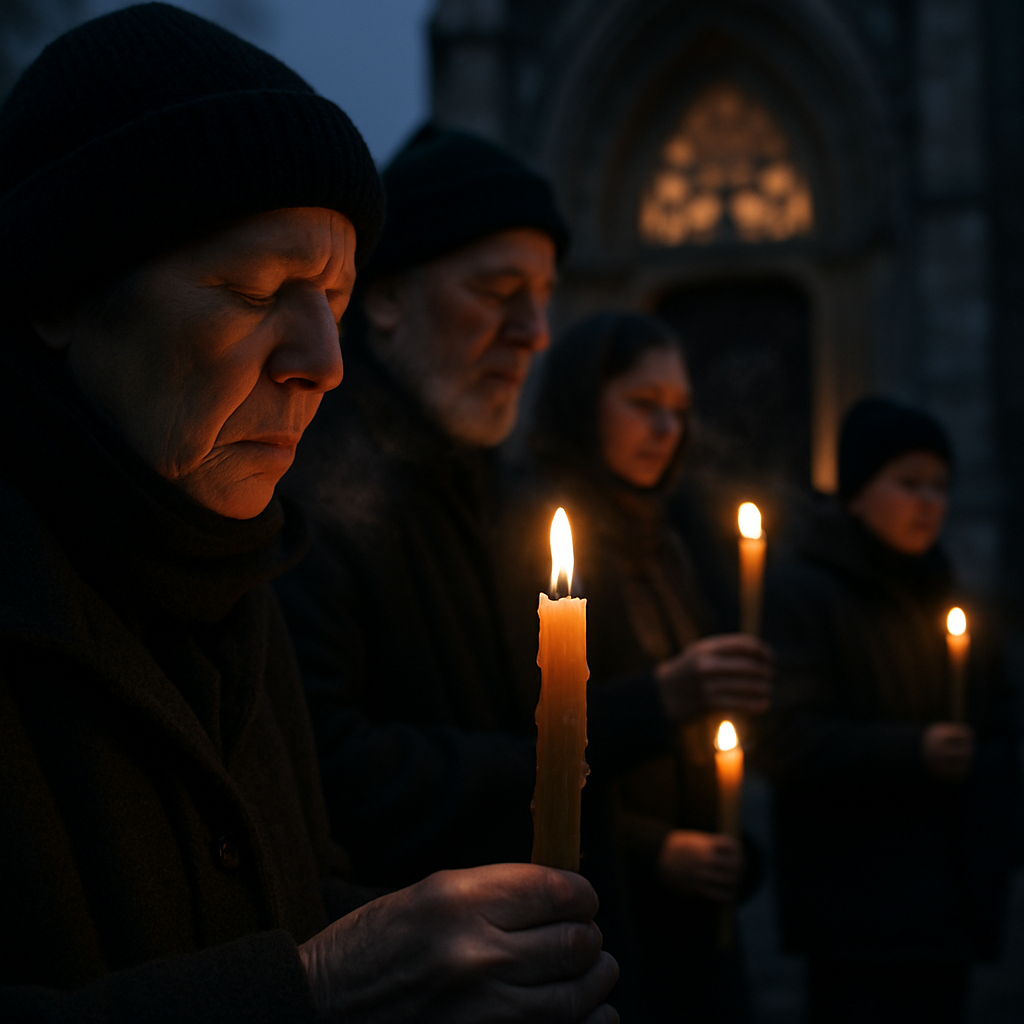 Candlemas Procession Europe DIY paint by numbers