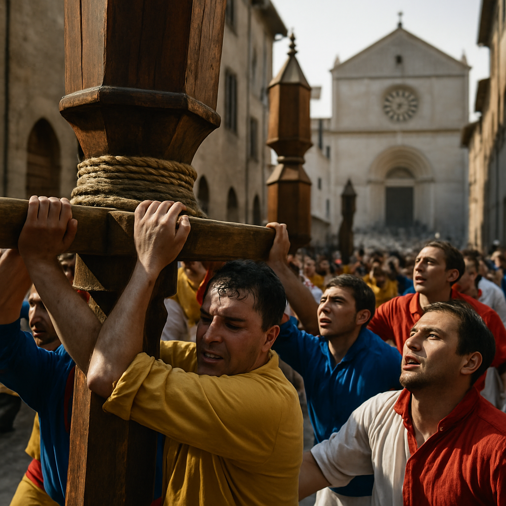 Festa Dei Ceri Gubbio Relay DIY paint by numbers