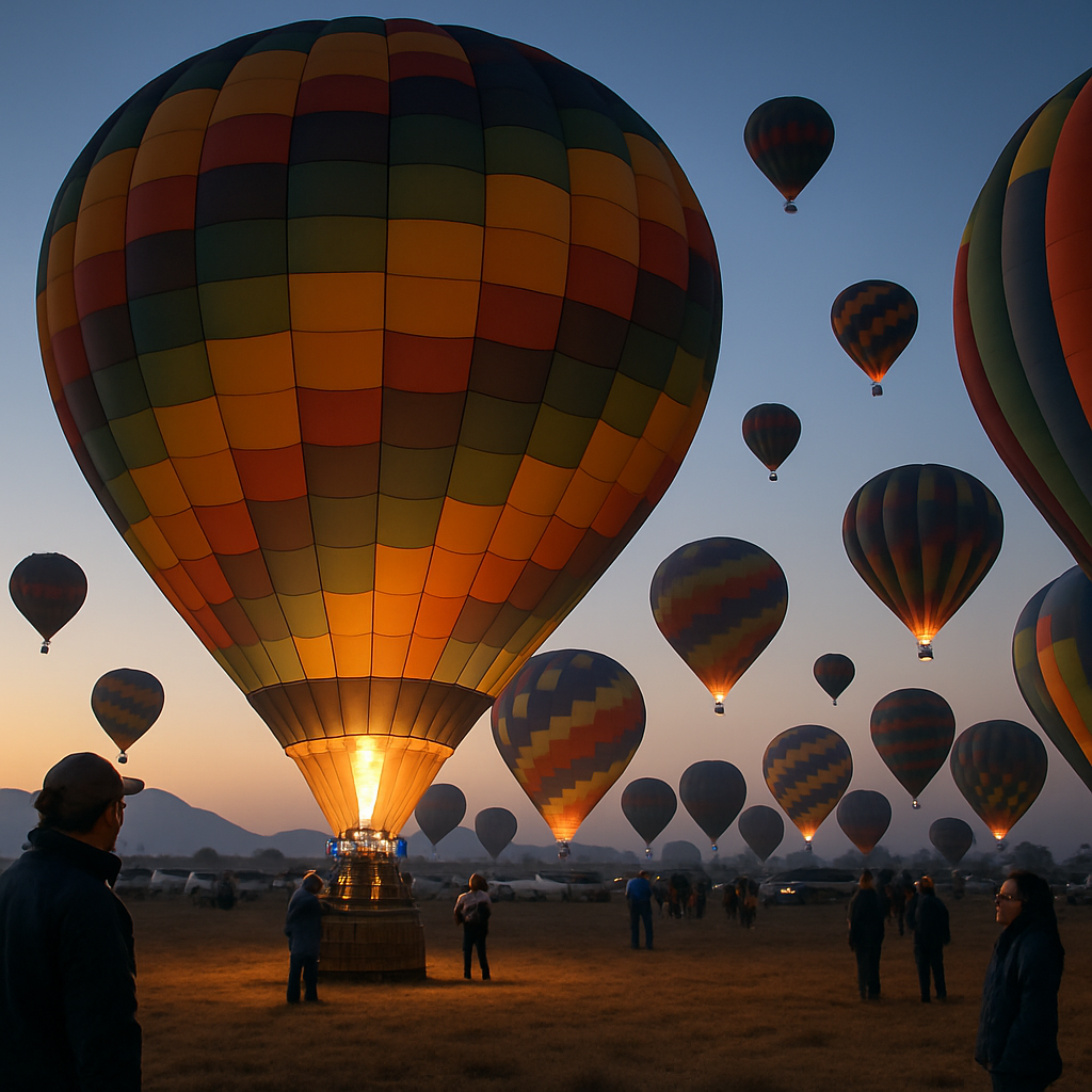 Albuquerque International Balloon Fiesta Dawn Paint by numbers art