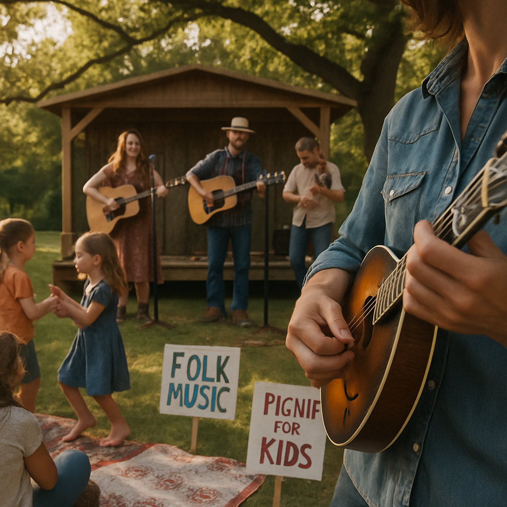 Pound Ridge Folk Festival Family Stage paint by color