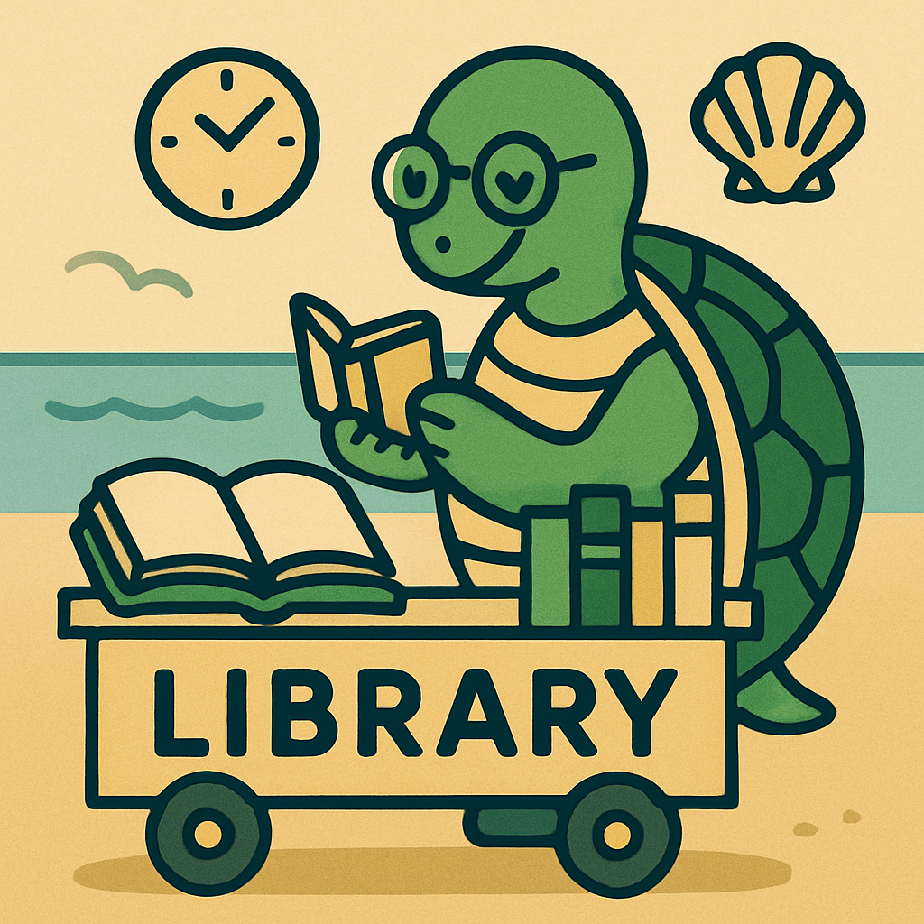 Time-Traveling Turtle Library paint by numbers